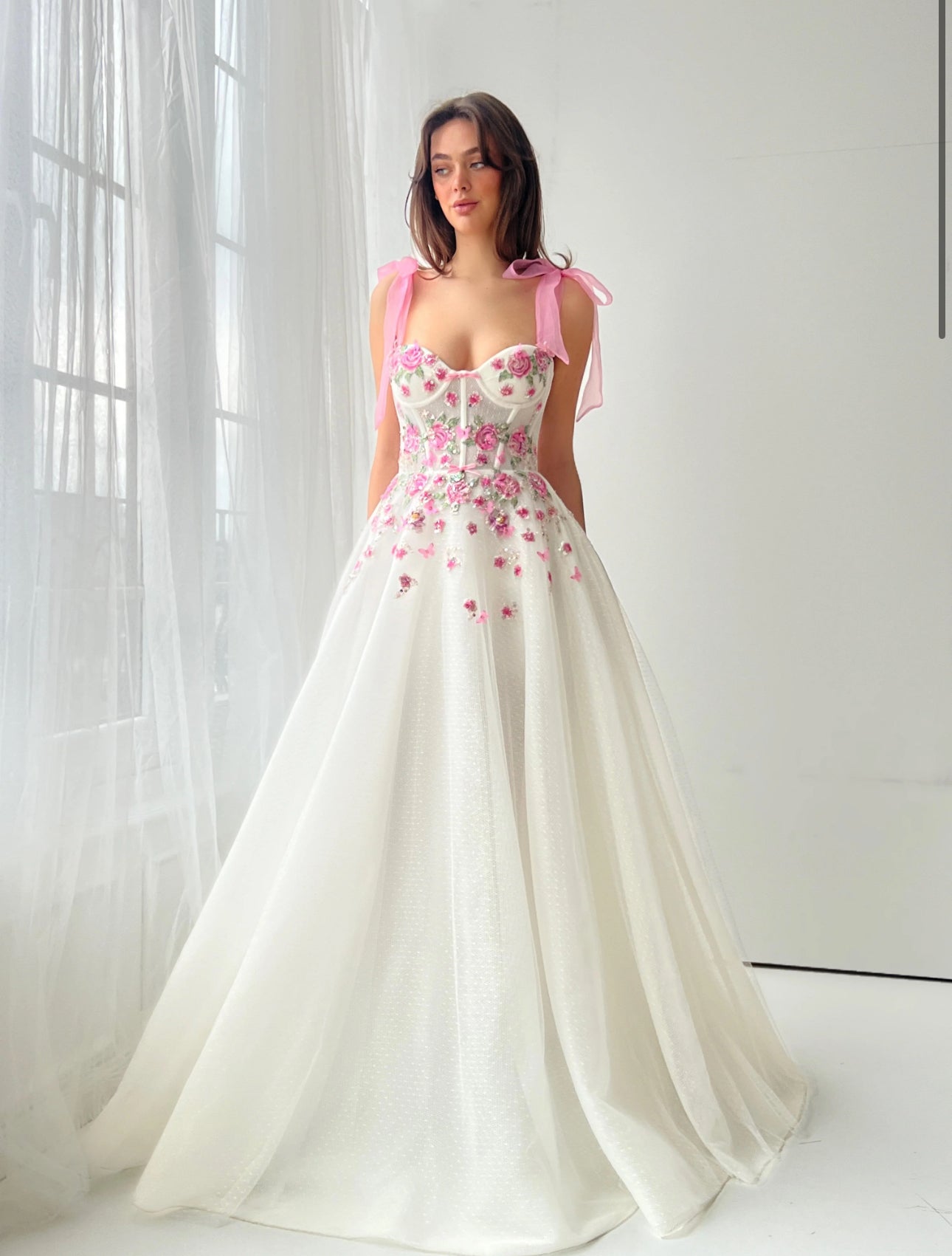TEUTA MATOSHI - Milky Rose Gown