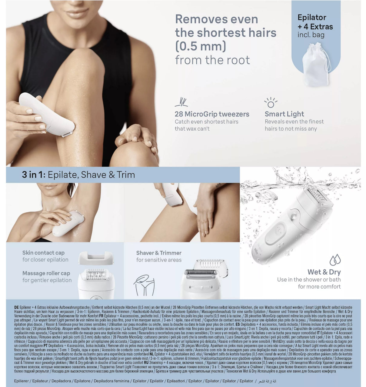 Braun Silk-epil 5-041 electric epilator