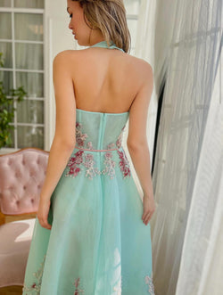 TEUTA MATOSHI - Aqua Mist Midi Dress