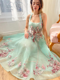TEUTA MATOSHI - Aqua Mist Midi Dress