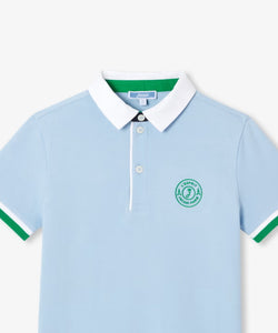 Jacadi - White Blue Polo