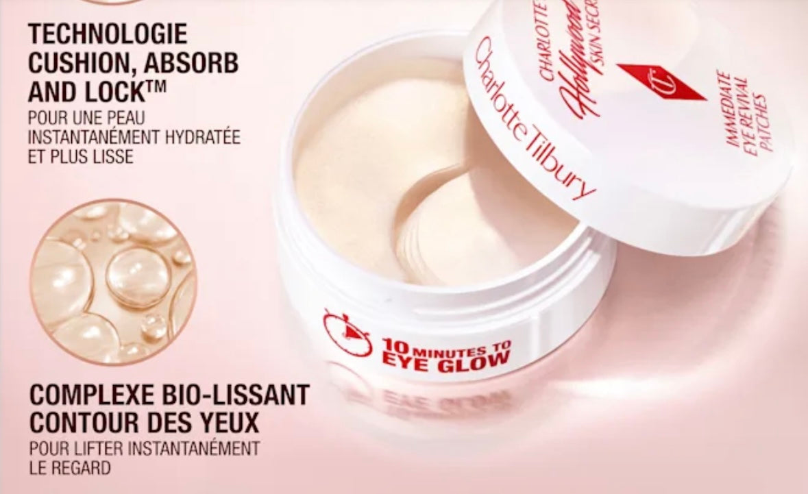 Charlotte Tilbury - hollywood skin secrets immediate eye revival patches