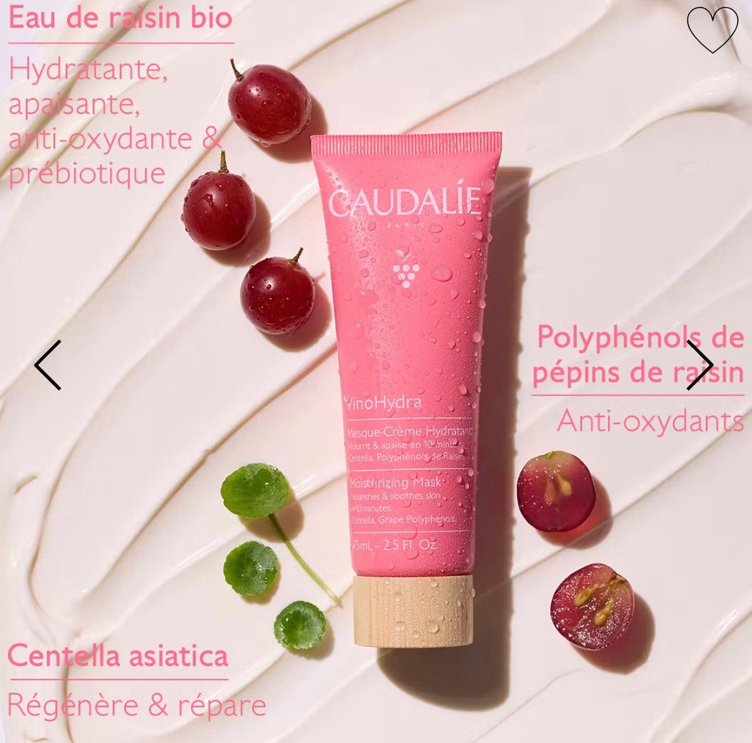 Caudalie - vinohydra mask- hydrating cream