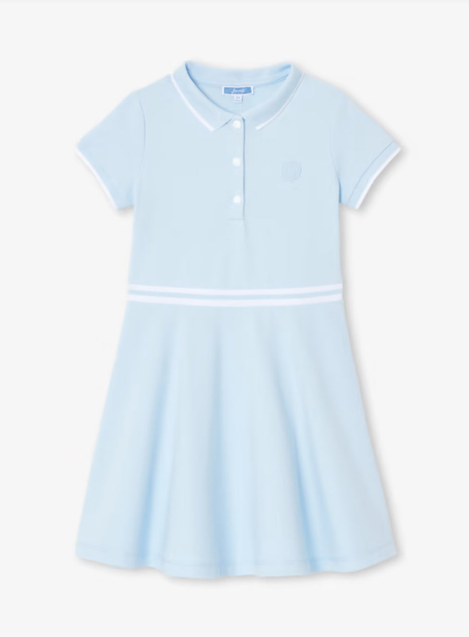 Jacadi - Robe enfant fille en piqué de coton - nuage