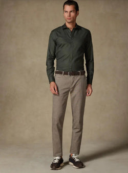 Cafe coton- Leelan Textured Khaki Shirt