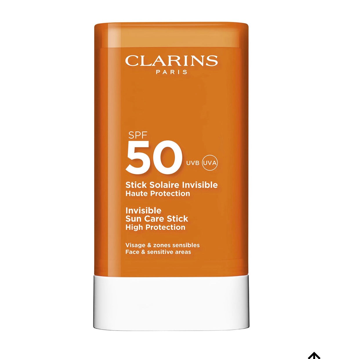 CLARINS - Stick Solaire Invisible SPF50 - Haute protection Solaire visage UVA/UVB 50