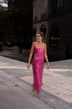 Robe puglia fuschia