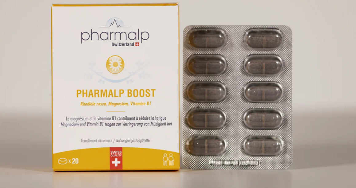 PHARMALP BOOST (20 comp, Rhodiola, Mg et Vit B1)