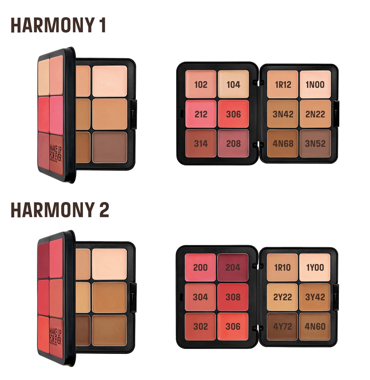 MAKEUP FOR EVER - HD Skin face essentials- Palette teint