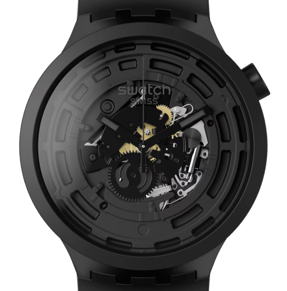 Swatch C-BLACK SB03B100 Montre Unisexe
