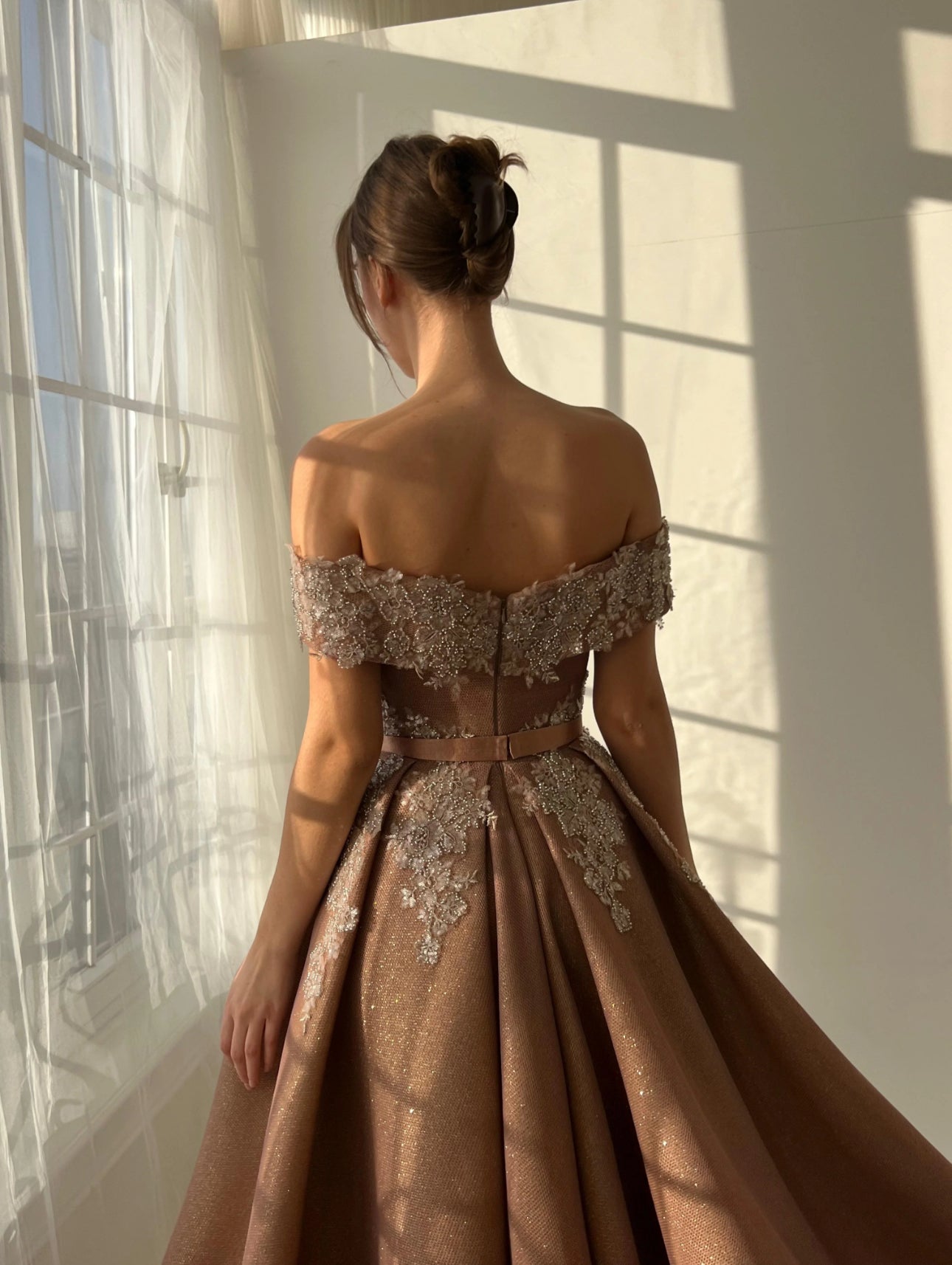 TEUTA MATOSHI - Caramel Haze Gown