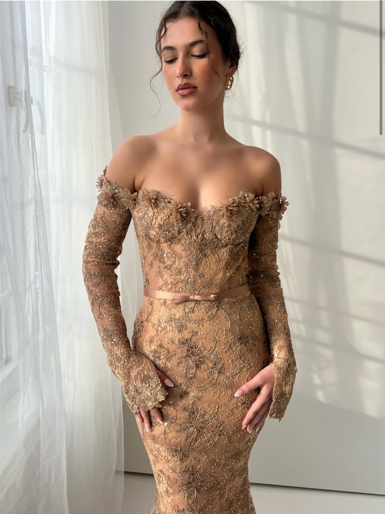 TEUTA MATOSHI - Hazel Forest Mermaid Dress