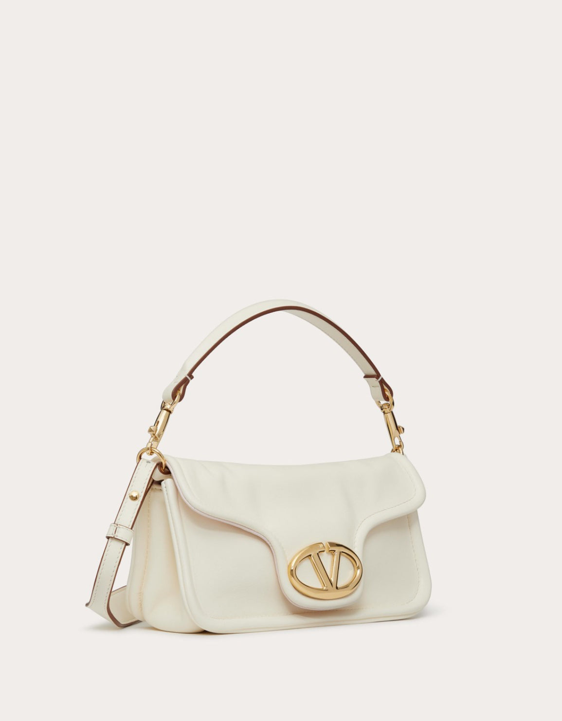 Valentino - Sac Moyen Porté Épaule Vlogo 1960 En Cuir Nappa