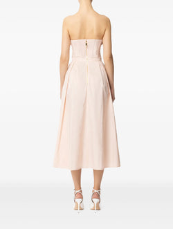 ELISABETTA FRANCHI - Robe Mi-Longue à appliques fleurs