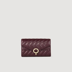 Sandro - yza cracked leather pouch