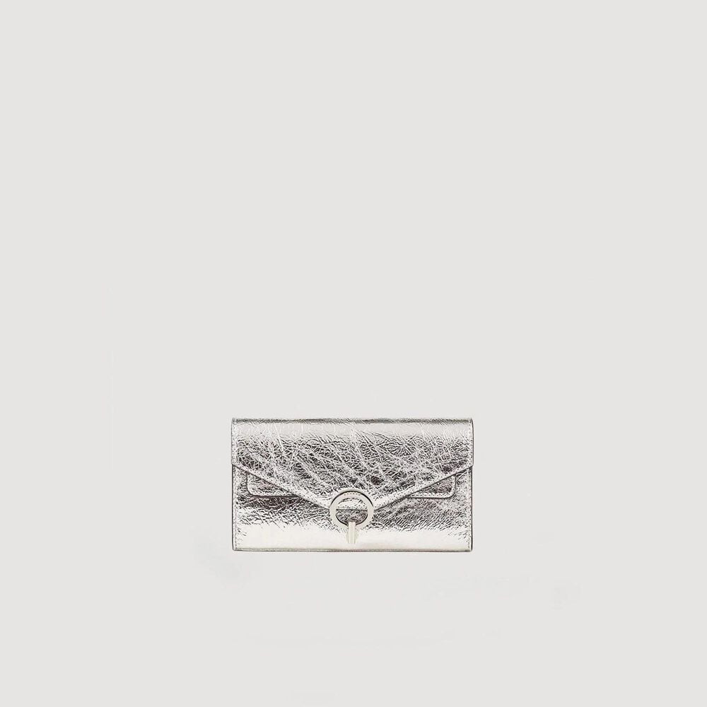Sandro - yza leather pouch