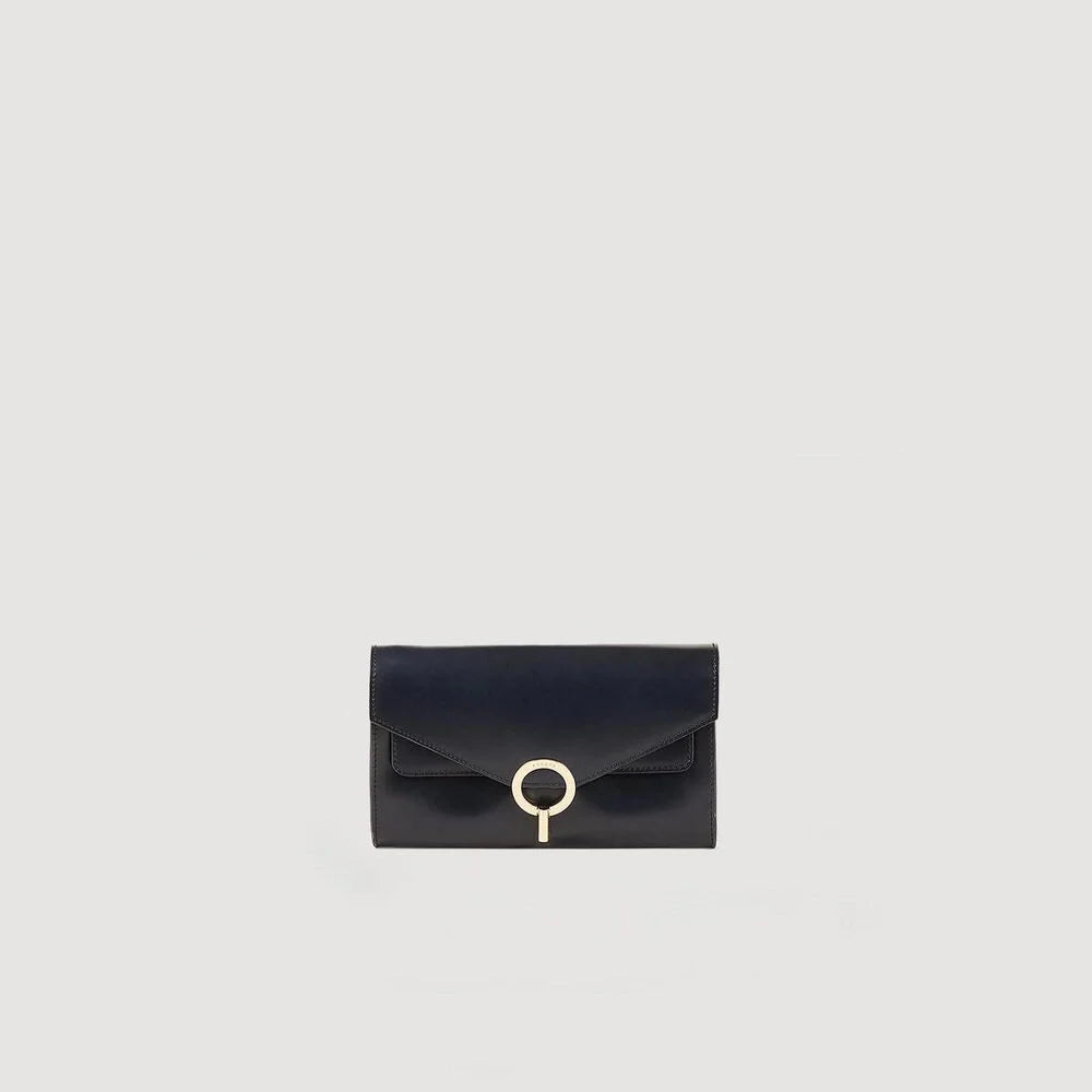 Sandro - yza leather pouch