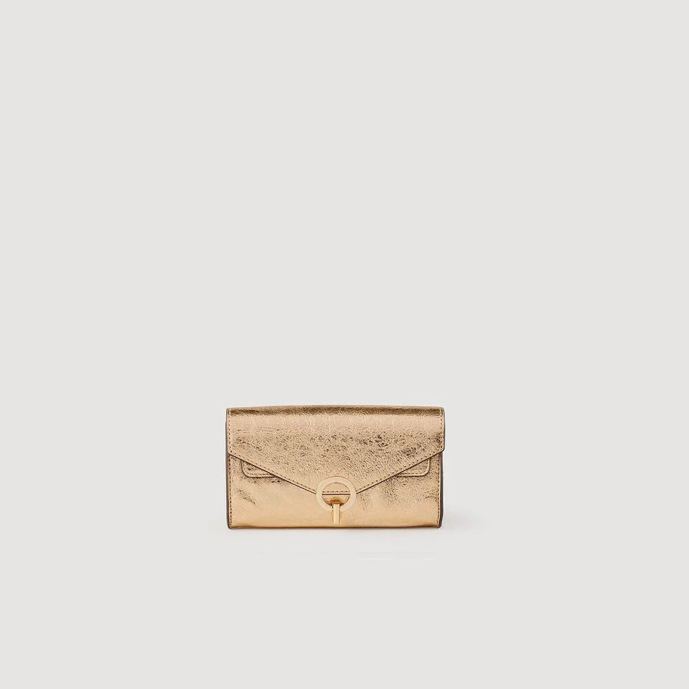 Sandro - yza leather pouch