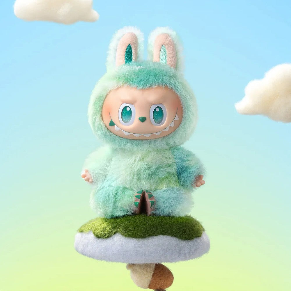 Labubu - pack 2 Peluche monstre kawaii style Labubu collection sentiments colorés