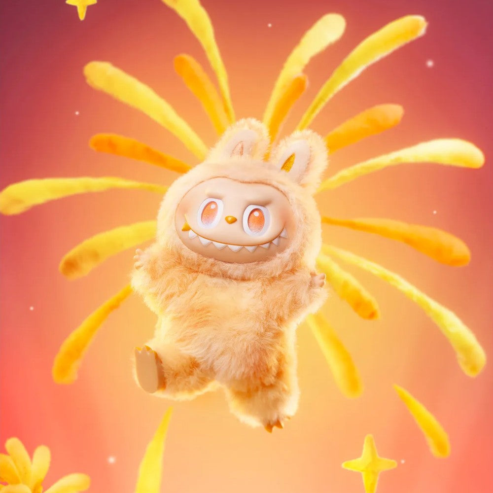 Labbubu - pack 3 Peluche monstre kawaii style Labubu collection sentiments colorés