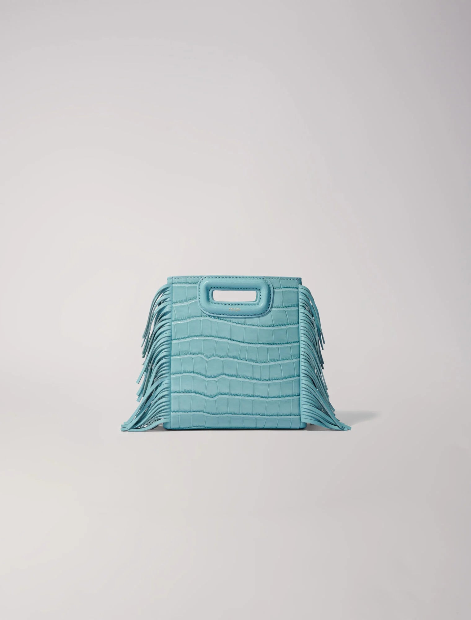 Maje - 
Sac M Mini en cuir effet croco