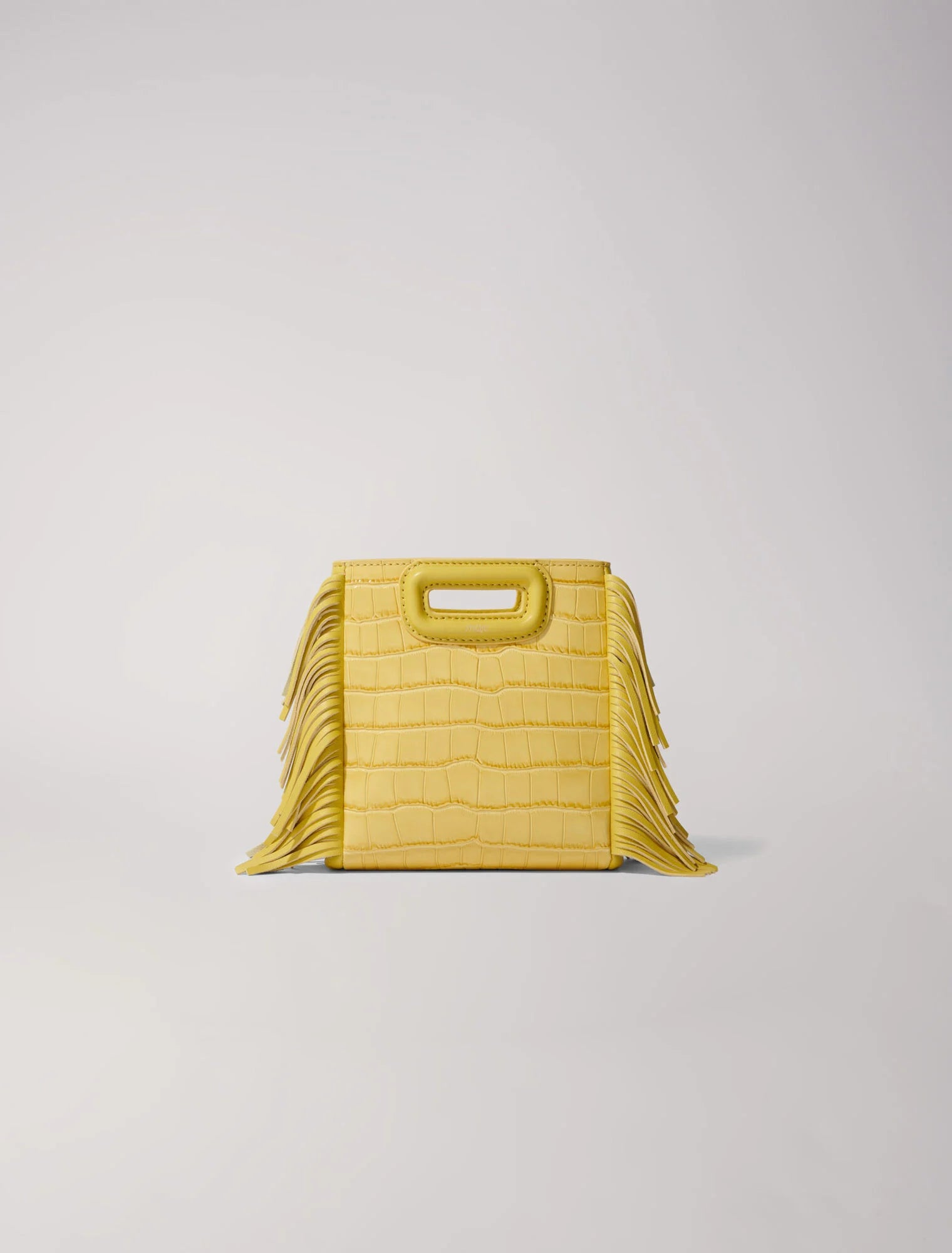 Maje - 
Sac M Mini en cuir effet croco